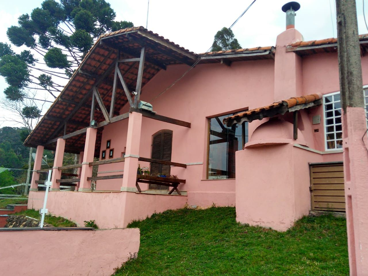 Encante-se - Sítio na Serra da Mantiqueira! Casa sede com 3 quartos, piscina, área gourmet Código 1114