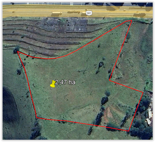 Área industrial com 24 mil metros. Ótima localização em Cambuí - MG cod. 1170