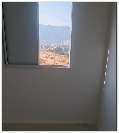 Apartamento com 2 dormitórios, sala e cozinha integrados, 1 banheiro em Extrema - MG Código 1129