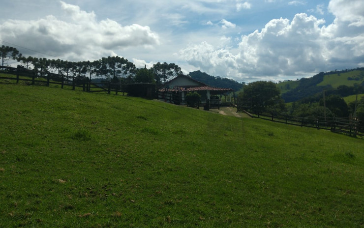 Fazenda com casa sede, casas de caseiro, lagos, cachoeira | Extrema - MG | código 805