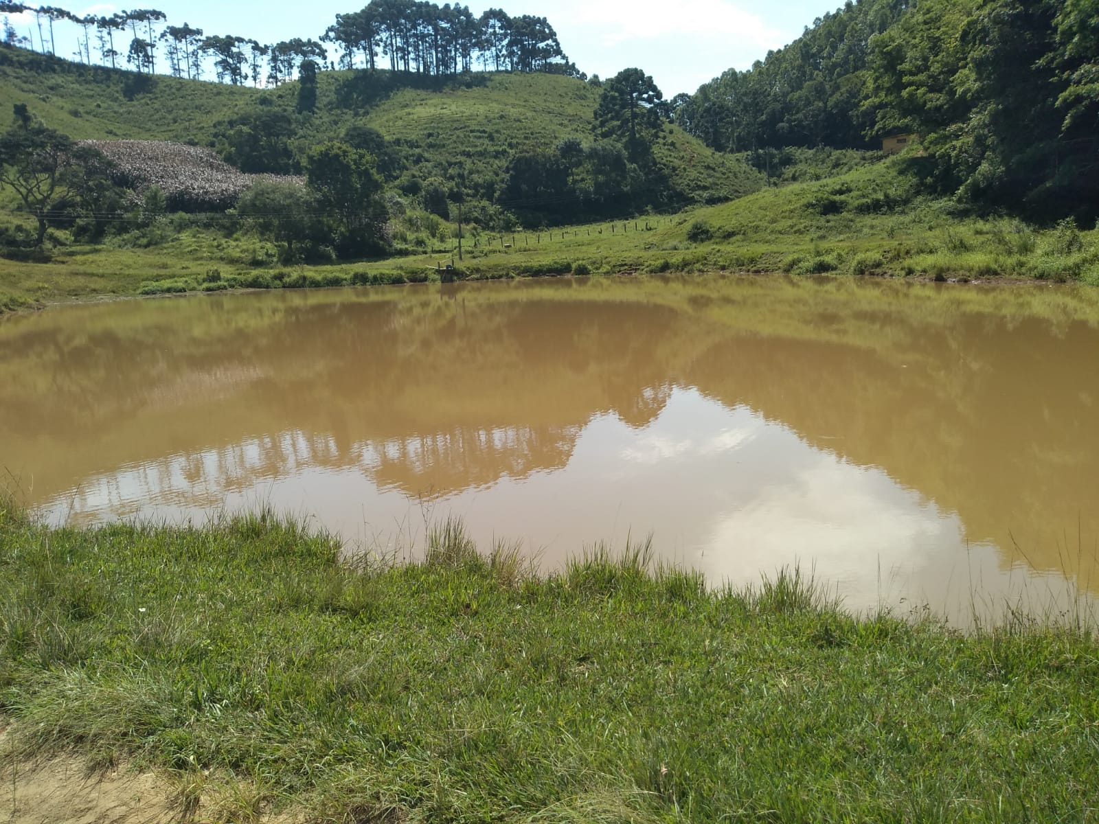 Fazenda com casa simples, lago de lazer, divisa com Extrema | Joanópolis - SP | código 848