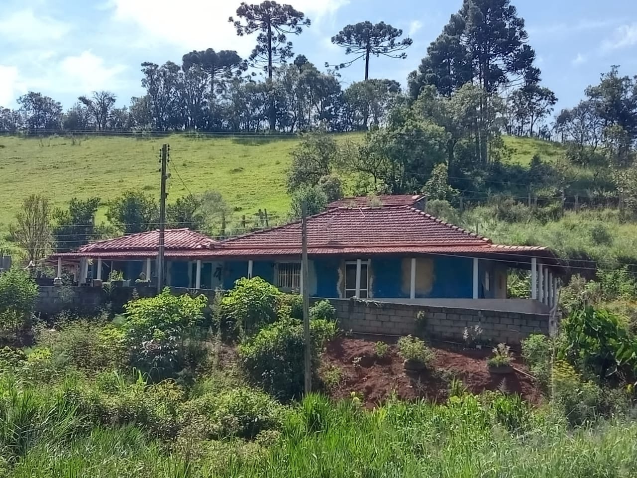 Chácara com  lago de peixes, casa com 3 quartos,  2 suítes, | Camanducaia - MG | código 883