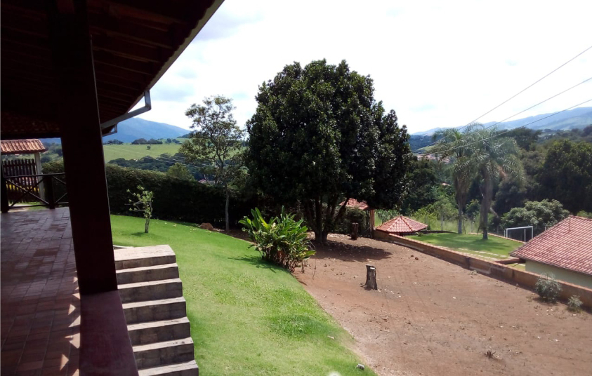 Chácara casa com varanda frente e lateral, linda vista panorâmica | Extrema - MG  | código 969